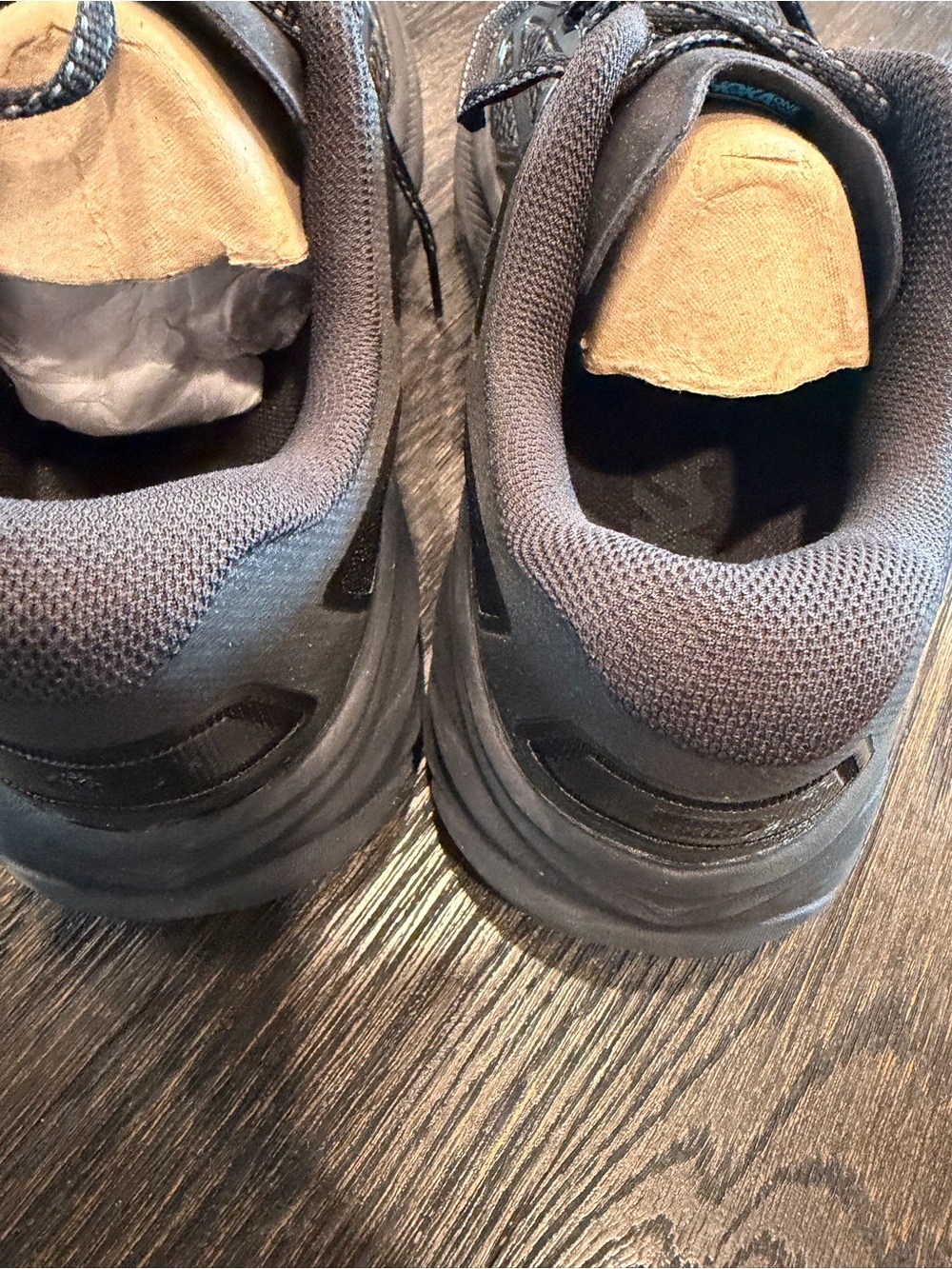 Hoka Clifton One9 Sneaker in Black / Carbon Black Mens 8 women’s 9 - Picture 6 of 10